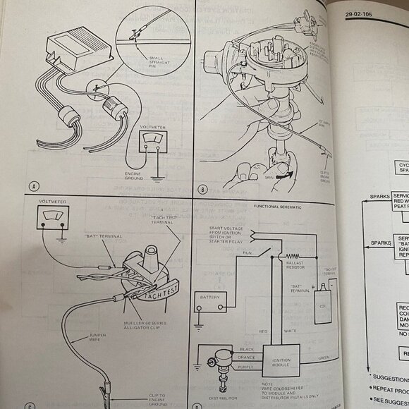 1980 Ford Car Shop Manuals maintenance emmissions engine diagnosis lot of 2 - Picture 6 of 9